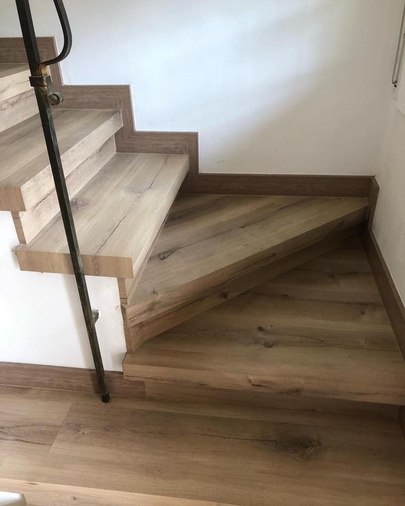 recubrimiento de escalera